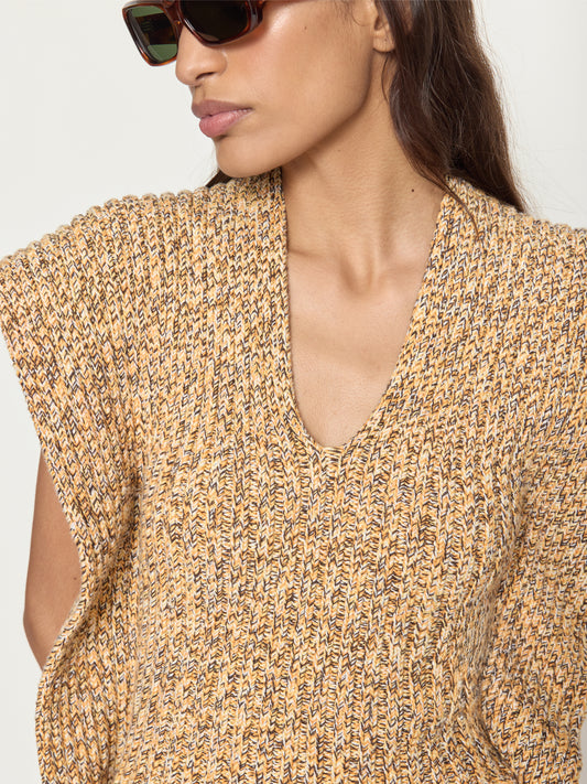 Greer Tank in Marled Sole