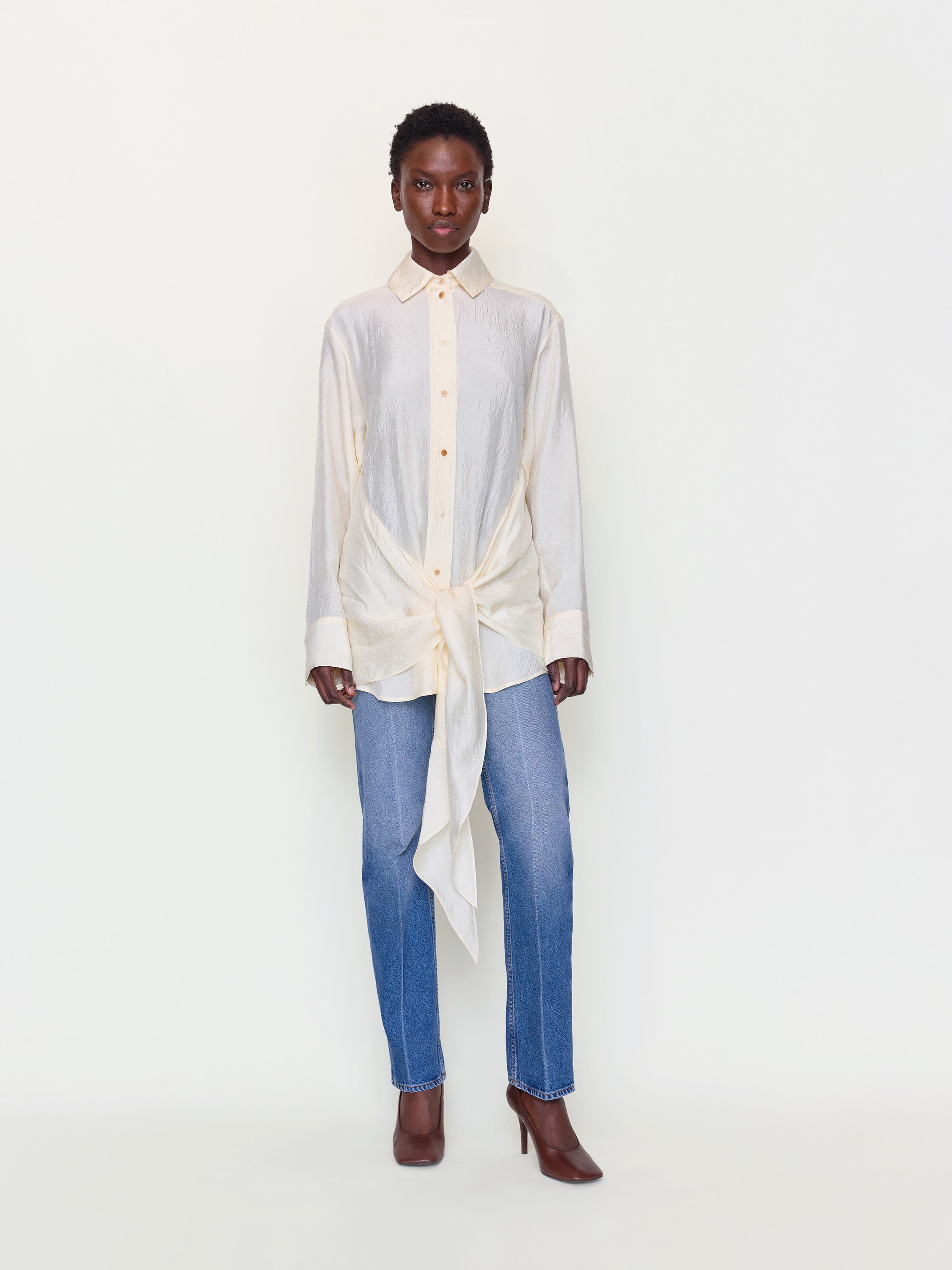 Ossou Arroyo Shirt | Off White | Size XS