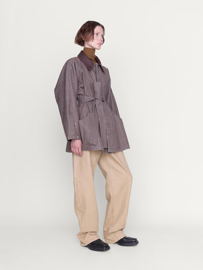 Sweep Jacket in Loam Wash