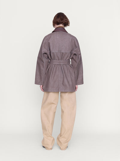 Sweep Jacket in Loam Wash