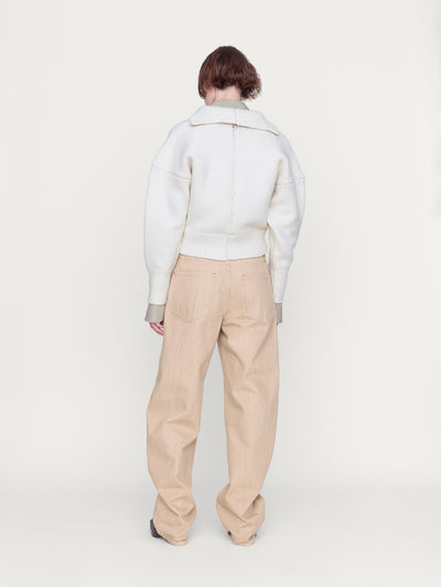 Wader Sweater in Bone