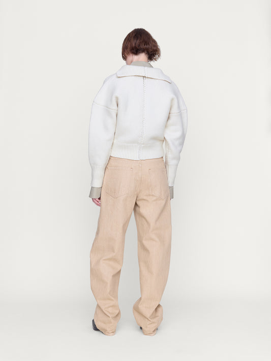 Wader Sweater in Bone